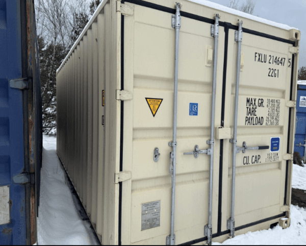 20 x 8 x 8.5 Green Shipping / Storage Container