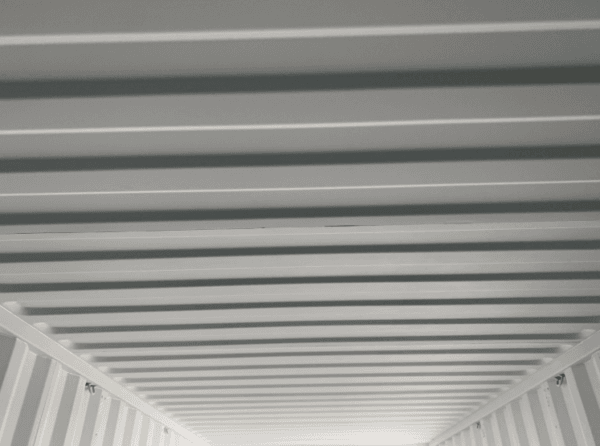 20ft Light Grey One Trip Shipping Container - Image 7